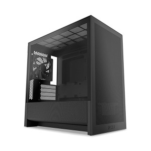 NZXT H3 Flow fekete (táp nélküli) ablakos mATX ház
