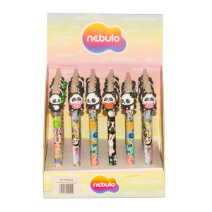 Nebulo Panda II radírozható nyomógombos zselés toll
