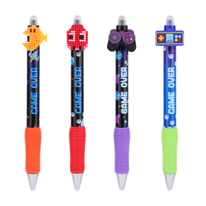 Nebulo Pixel gamer radírozható nyomógombos zselés toll