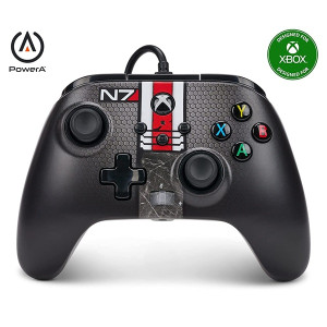 PowerA 1524523-01 Enhanced Xbox Series X|S/Xbox One/PC vezetékes Mass Effect N7 kontroller
