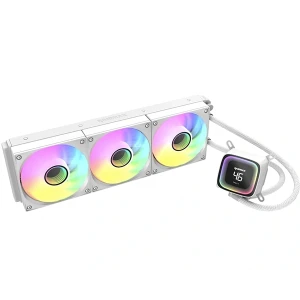 RAIDMAX DIGITAL LD360 ARGB WHITE LCD kijelzős vízhűtés