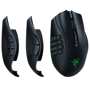 Razer Naga V2 Pro optikai USB Bluetooth fekete vezeték nélküli gamer egér