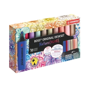 Stabilo BOSS ORIGINAL NatureCOLORS Wildflowers Edition 10 db-os szövegkiemelő készlet