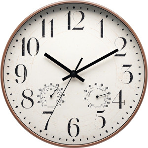 TOO CL-3467 Bronze falióra 30cm