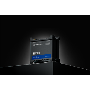 Teltonika RUT901 3x10/100 FE LAN 1x10/100FE LAN/WAN 2xminiSIM slot 2,4GHz WiFi 4G/LTE CAT4 Vezeték nélküli ipari router