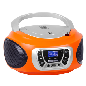 Trevi CMP 510 DAB hordozható CD/DAB/DAB+/FM/AUX/USB narancssárga boombox