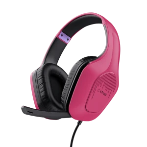 TRUST 24992 GXT 415P Zirox rózsaszín mikrofonos gamer headset