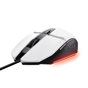 Trust 25066 GXT109W Felox vezetékes fehér gamer egér