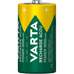 Varta 56714101412 Power bébi C 3000mAh akkumulátor 2db/csomag (műanyagmentes csomagolás)