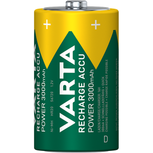 Varta 56720101412 Power góliát D 3000mAh akkumulátor 2db/csomag (műanyagmentes csomagolás)