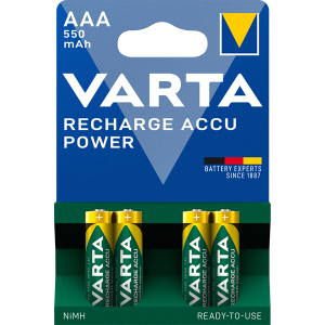 Varta 56743101404 Power AAA 550mAh mikro akkumulátor 4db/bliszter