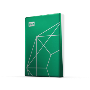 Western Digital 2TB USB 3.2 2,5" My Passport Ultra 20th Emerald Anniversary Edition zöld külső winchester