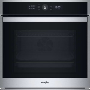 Whirlpool WOI4S8HM1SXA inox-fekete, beépíthető, sütőtér: 73 liter,grill, légkeverés sütő