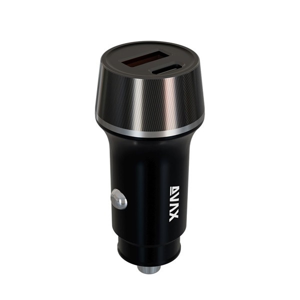 AVAX CC304B CARLY 38W USB-C (PD3.0)+USB-A (QC) autós töltő