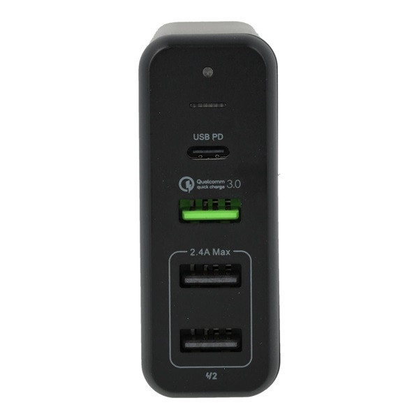 AVAX DC611 DESKY+ 75W PD 60W, QC 3.0 18W, 2xUSB A 12W gyorstöltő elosztó