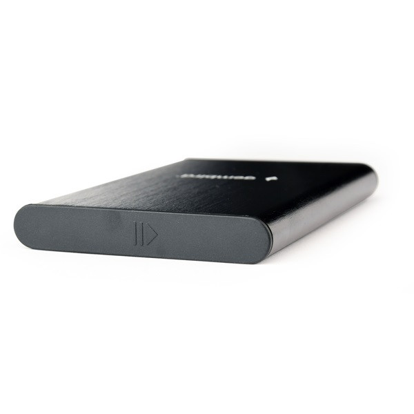 Gembird EE2-U3S-6 2.5" SATA3 USB-C külső ház fekete aluminium