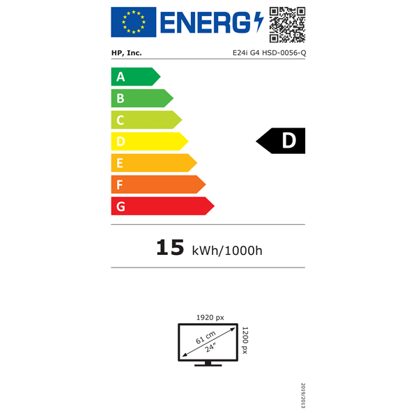 HP 24" E24i G4 WUXGA IPS VGA/HDMI/DP/USB fekete monitor (Használt A)