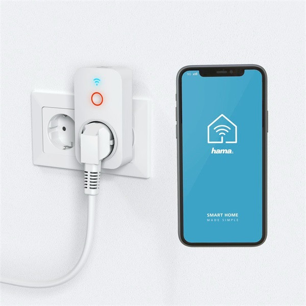 Hama 176612 2xUSB okos WiFi konnektor