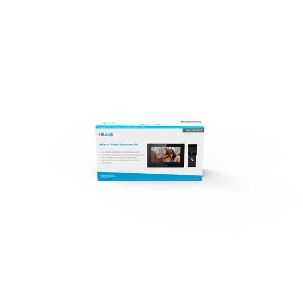 HiLook VI-K23P /7" Wifi PoE beltéri/2MP 4 vezetékes kültéri/Felületre szerelhető/ egylakásos Hybrid kaputelefon szett