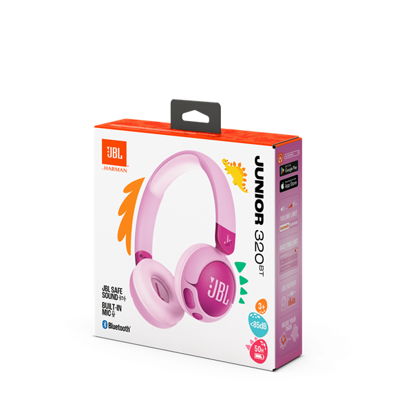 JBL JR 320 BT vezeték nélküli lila gyermek fejhallgató