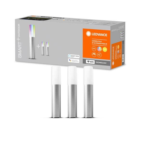 Ledvance Smart+ WiFi Garden 3 Pole kiegészítő 3db-os okos kültéri lámpa, színváltós, okos, vezérlehető lámpatest