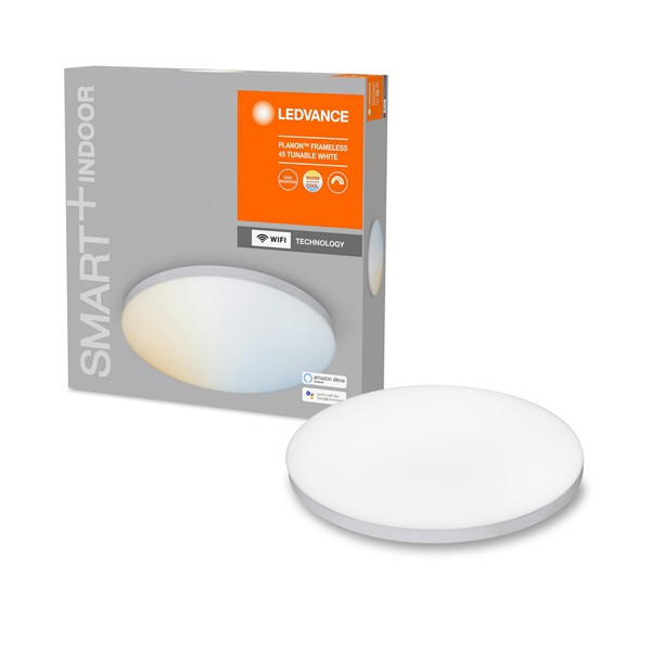 Ledvance Smart+ WiFi okos lámpatest Frameless Round, áll. színhőm. 400mm okos, vezérelhető lámpatest