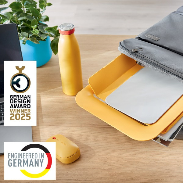 Leitz COSY Ergo 13"-17" meleg sárga laptop állvány