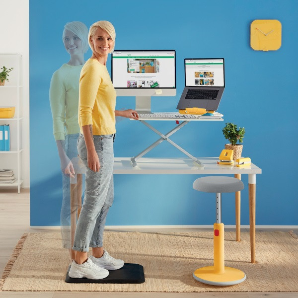 Leitz COSY Ergo 13"-17" meleg sárga laptop állvány