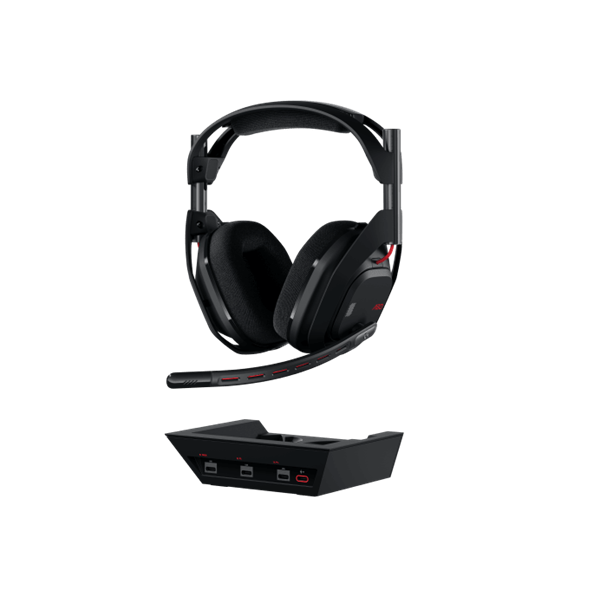 Logitech A50 Gen 5 vezeték nélküli fekete headset + bázisállomás