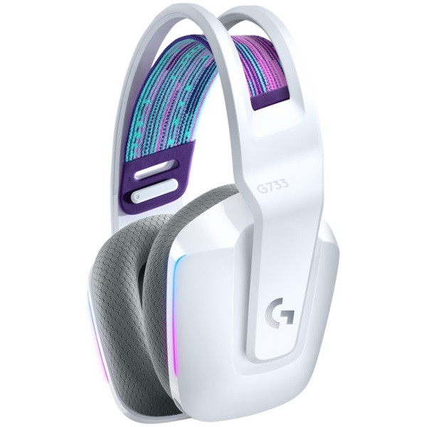Logitech G733 Lightspeed Wireless RGB fehér gamer headset