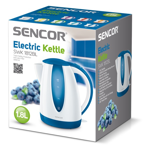 Sencor SWK 1812Bl 1,8l vízforraló