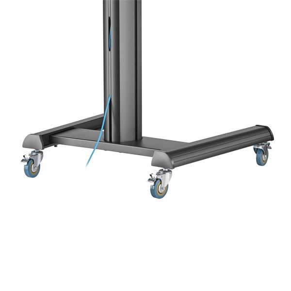 Sbox FS-446-2 FS-224-2 37"-70" VESA 600X400 álló mobil TV állvány