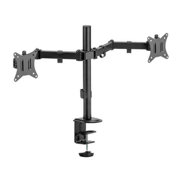 Sbox LCD-352/2-2 17"-32" dönthető, forgatható asztali dual monitor tartó konzol