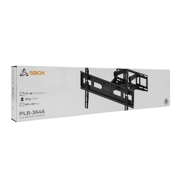 Sbox PLB-3646-2 37"-80" dönthető,forgatható fali TV konzol