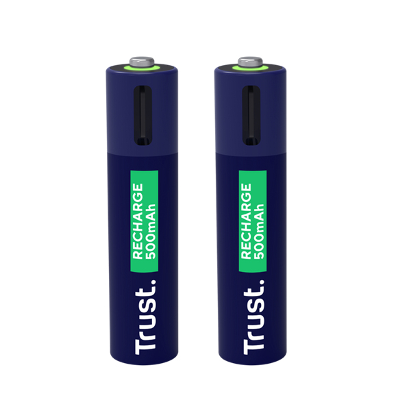 Trust 25585 újratölthető AAA elem USB-C csatlakozással 2db