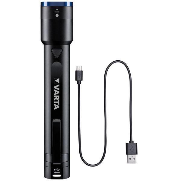 Varta 18901101111 hordozható Night Cutter F30R 2600mAh powerbank+IPX4 elemlámpa