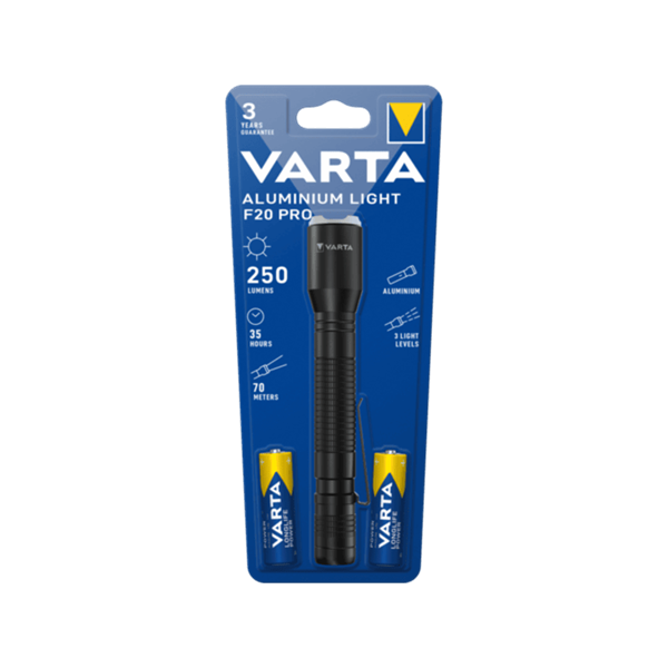 Varta ALUMINIUM LIGHT F20 PRO elemlámpa