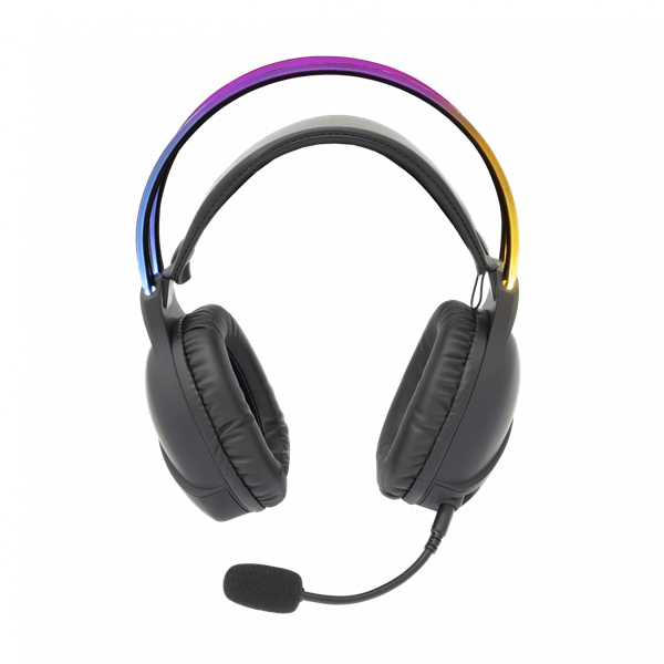 White Shark OX/RGB GH-2140 fekete gamer fejhallgató