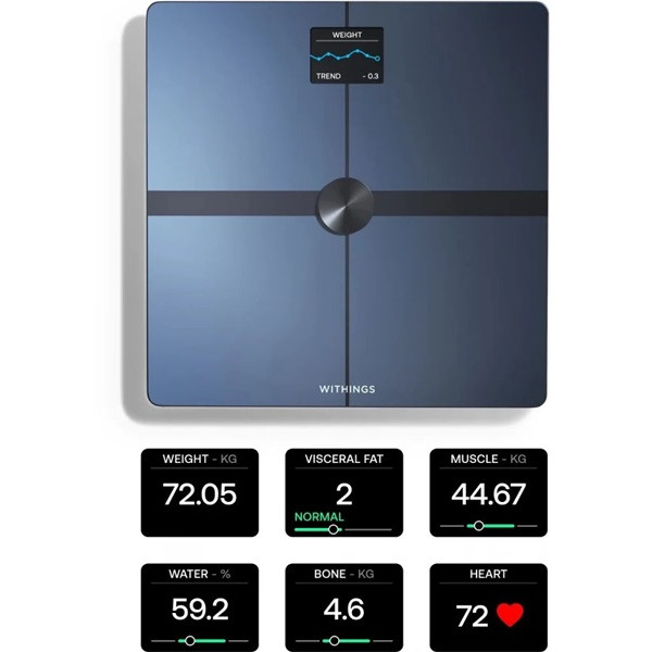 Withings Body Smart All-Inter fekete személymérleg
