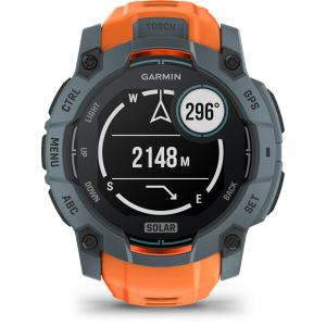 Garmin Instinct 3 szürke narancs szíjjal okosóra