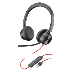 HP Poly Blackwire 8225 USB-C fekete headset