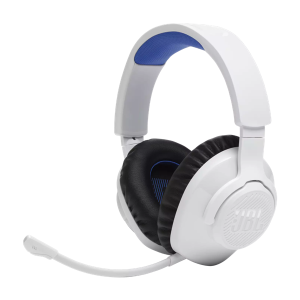 JBL Quantum 360 vezeték nélküli fehér/kék gamer headset