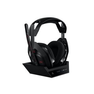 Logitech A50 Gen 5 vezeték nélküli fekete headset + bázisállomás