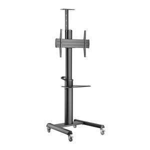 Sbox FS-446-2 FS-224-2 37"-70" VESA 600X400 álló mobil TV állvány