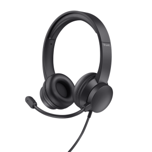 Trust 25087 Ayda PC vezetékes fekete headset