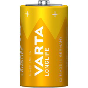 Varta 4120101422 Longlife góliát D (LR20) elem 2db/csomag (műanyagmentes csomagolás)